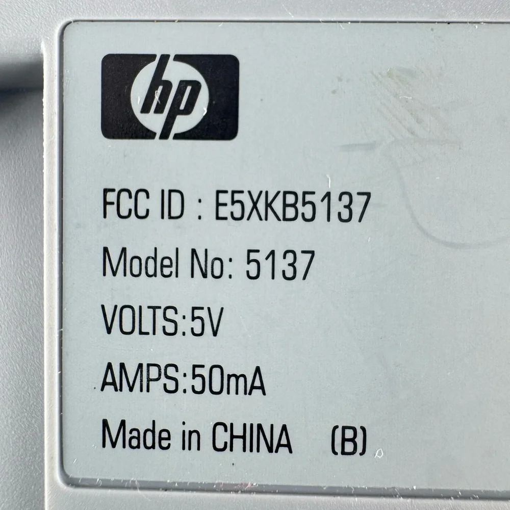 HP Wired 5137 Keyboard -Tested and Working